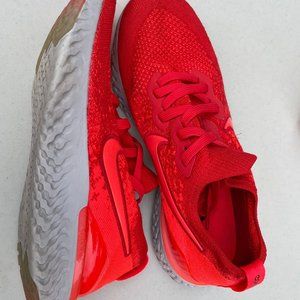 Nike Epic React Flyknit 2 Shoes Chile Red/Multicolor